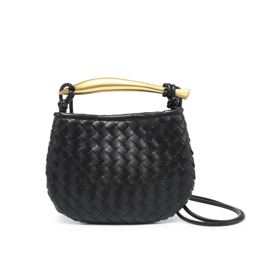 Mini black sardine bag