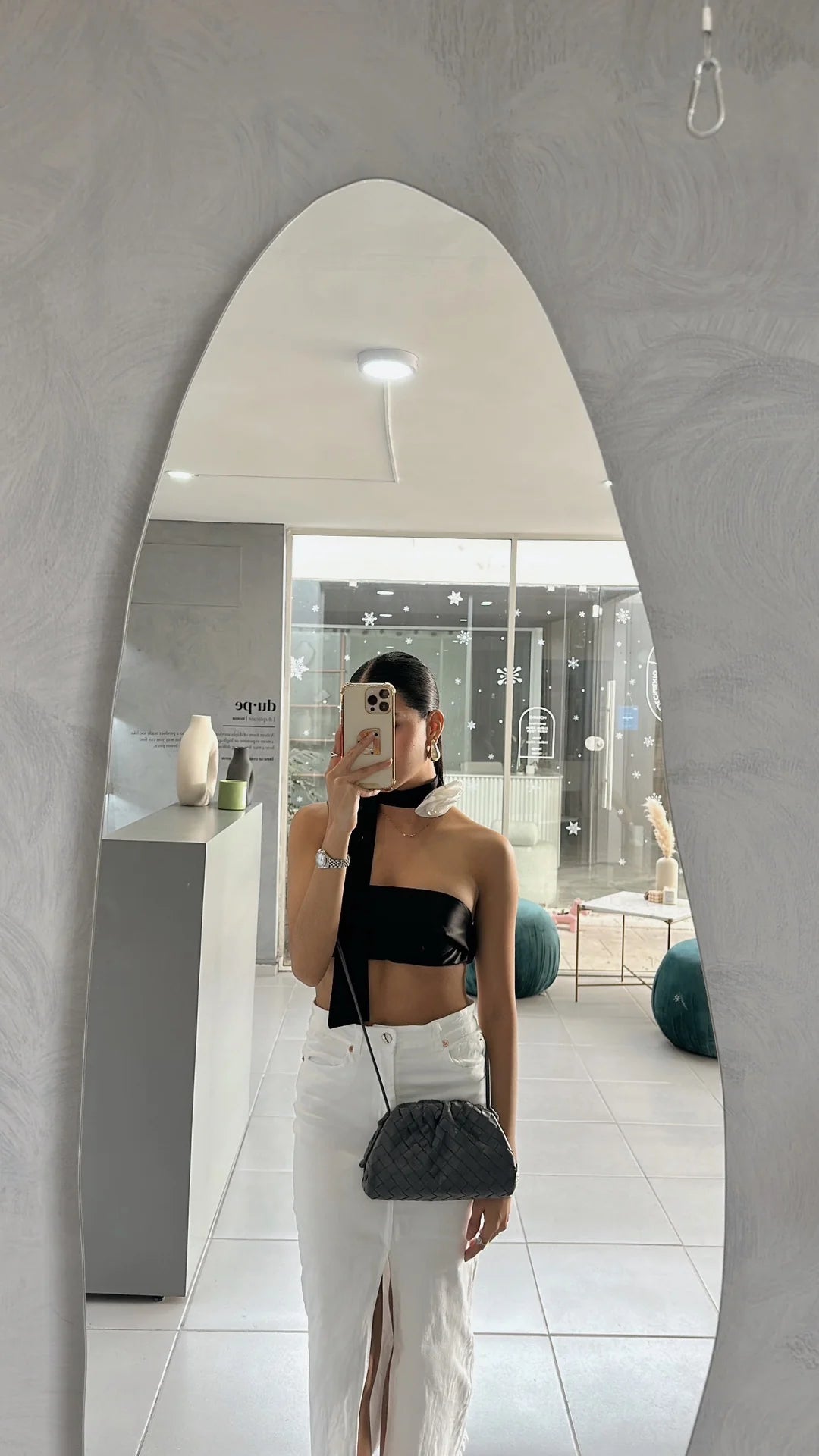 Gray Pouch bag