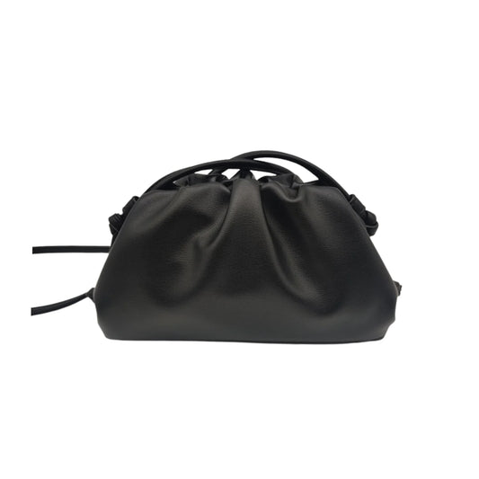 Black Smooth Pouch Bag