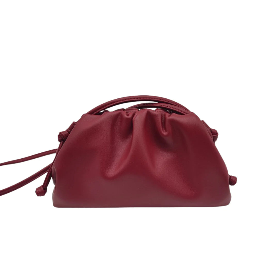 Wine Smooth Pouch Bag
